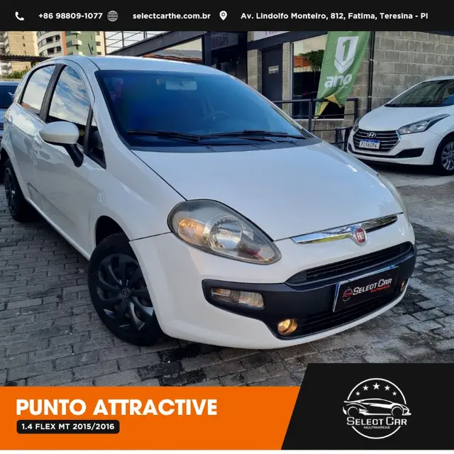 Carro Fiat Punto 2016 Attractive 1.4 (Flex)