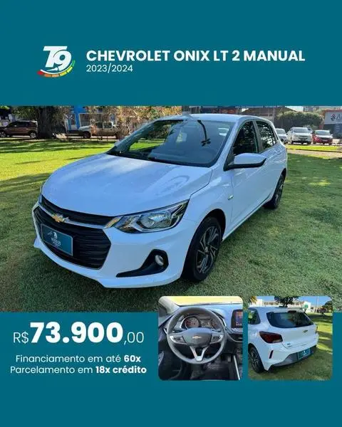 Carro Chevrolet Onix 2024 LT 1.0