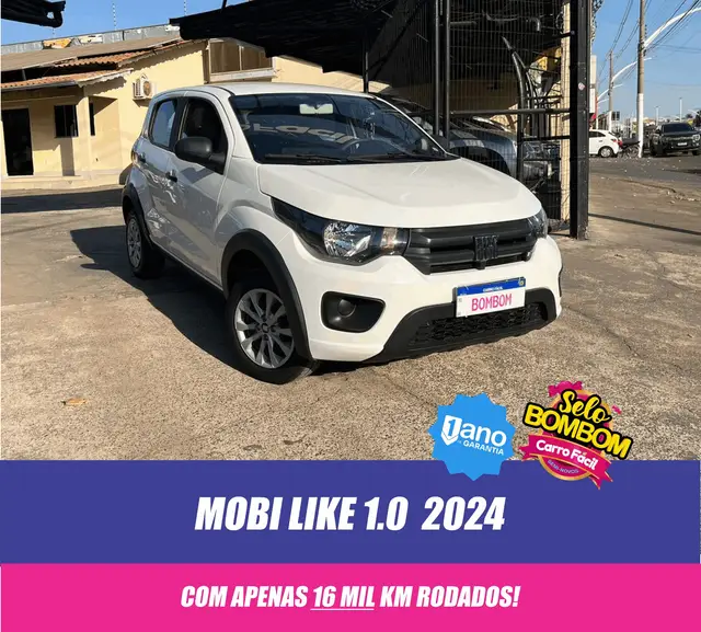 Carro Fiat Mobi 2024 Like 1.0