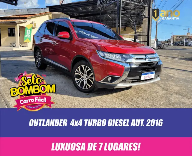 Carro Mitsubishi Outlander 2016 2.2 DI-D 4WD (Aut)