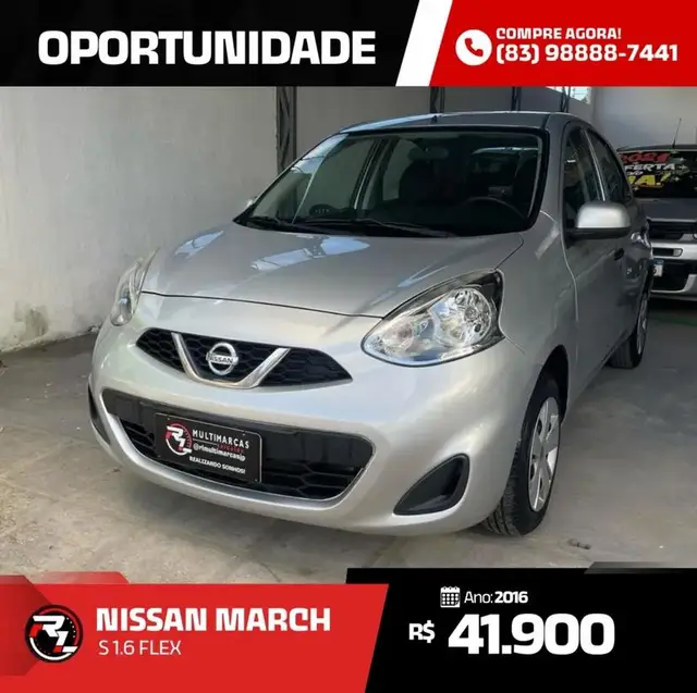 Carro Nissan March 2016 1.6 16V S (Flex)
