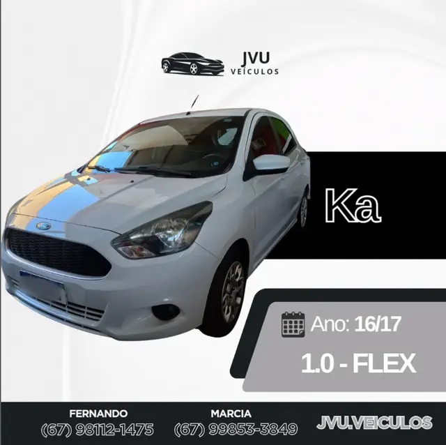 Carro Ford Ka 2017 1.0 SE (Flex)