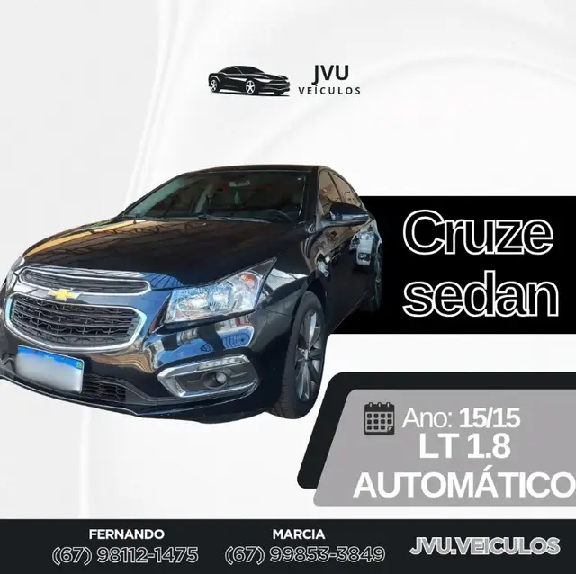 Carro Chevrolet Cruze 2015 LT 1.8 16V Ecotec (Flex)