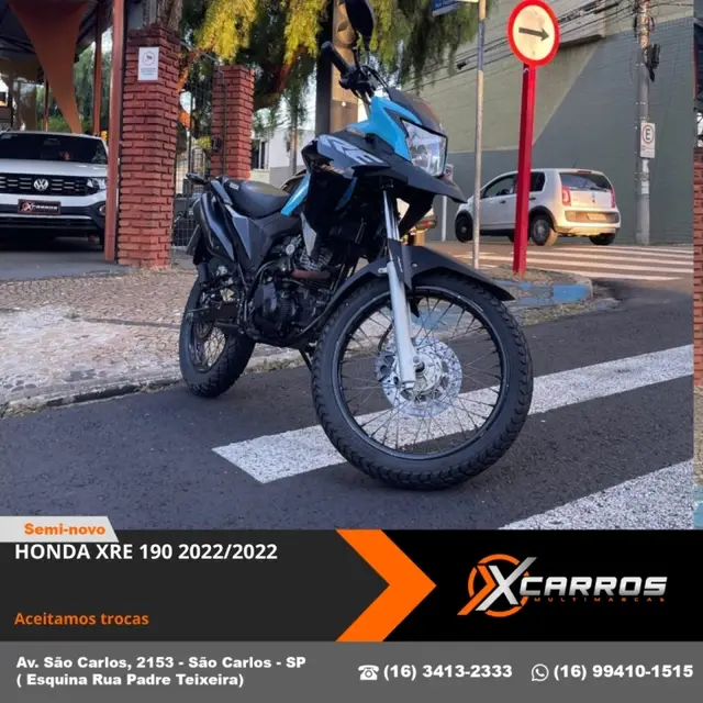 Carro Honda XRE 190 2022 (ABS) (Flex)