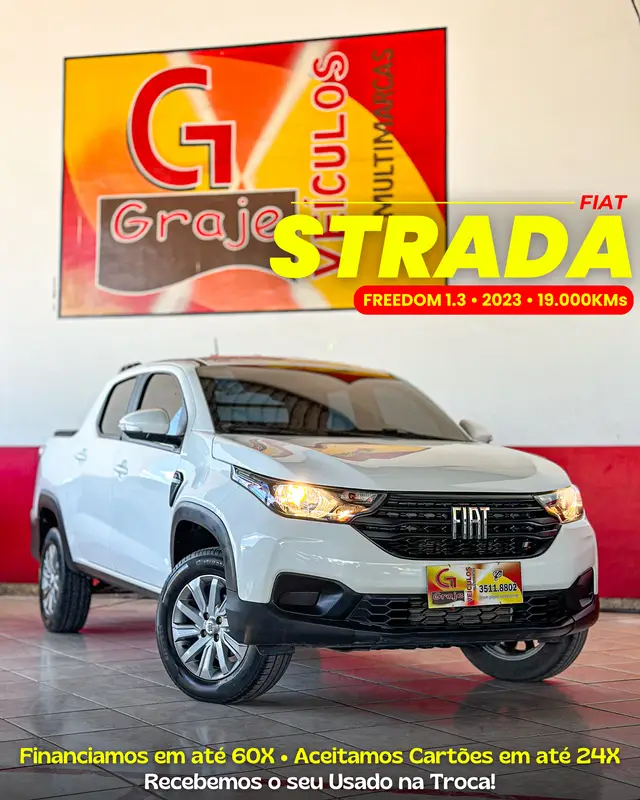 Carro Fiat Strada 2023 Freedom 1.3 CD (Flex)