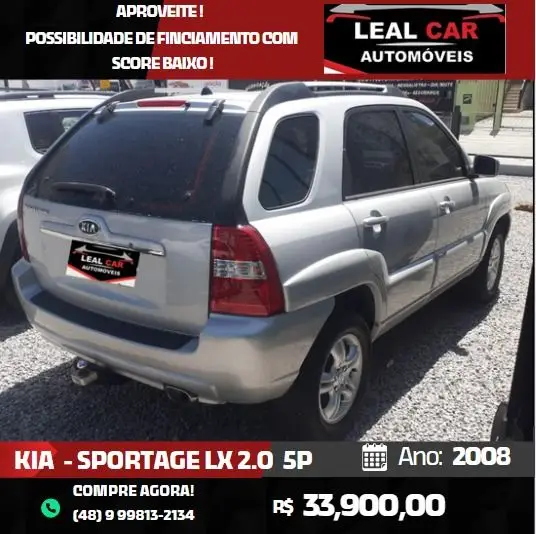 Carro Kia Sportage 2008 LX 2.0 16V 4x2