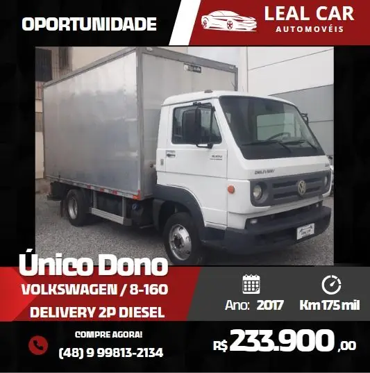 Carro Volkswagen 8.160 2017 Delivery