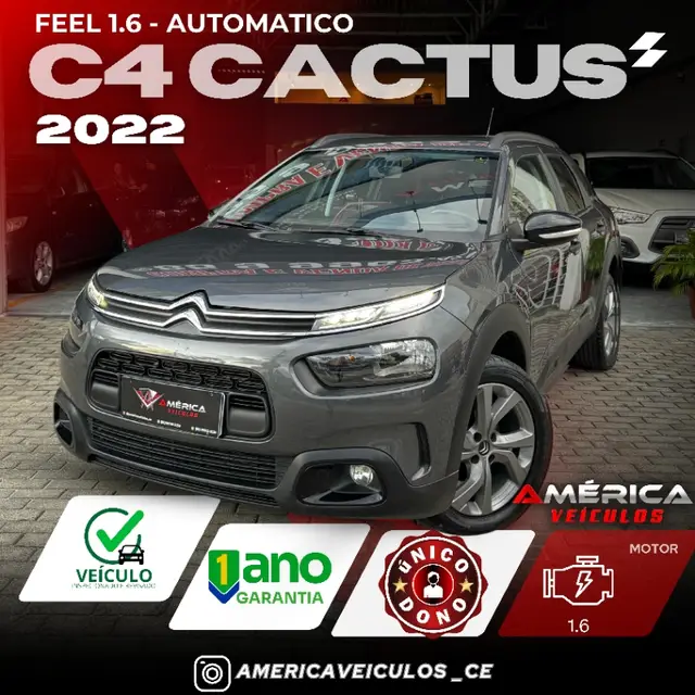 Carro Citroën C4 Cactus 2022 1.6 Feel (Aut) (Flex)