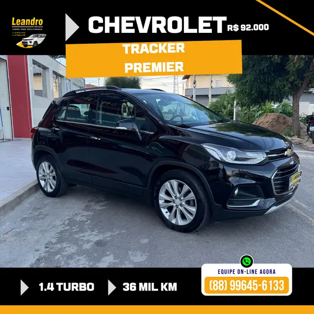 Carro Chevrolet Tracker 2019 Premier 1.4 Turbo (Aut) (Flex)