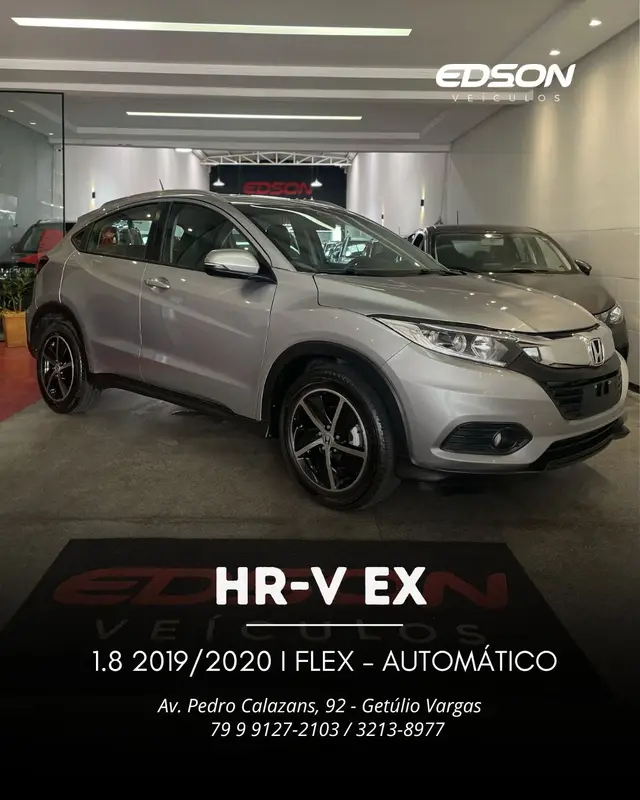 Carro Honda HR-V 2020 EX CVT 1.8 I-VTEC FlexOne