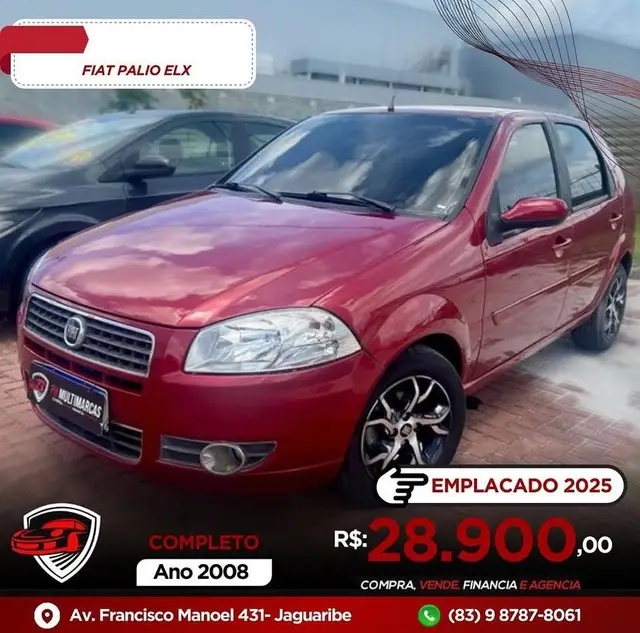 Carro Fiat Palio 2008 Fire 1.0 8V (Flex) 2p