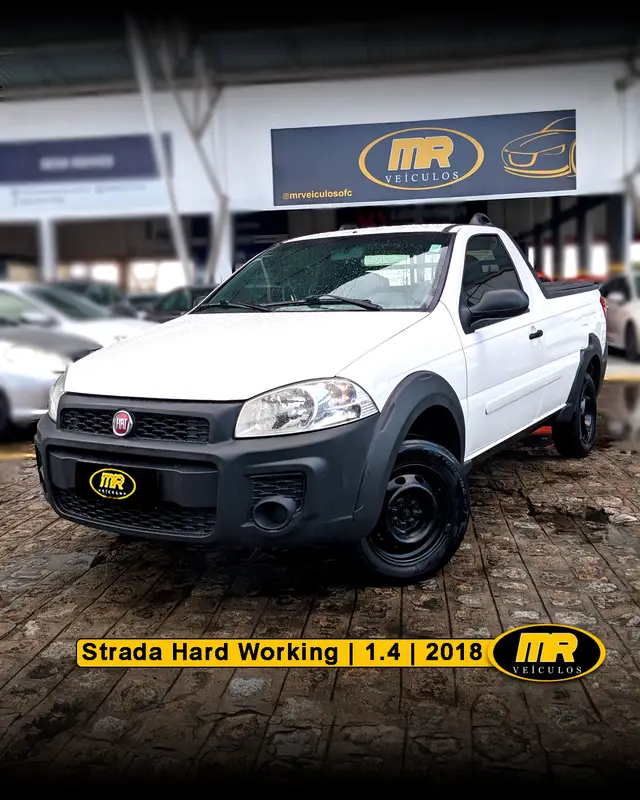 Carro Fiat Strada 2018 Hard Working 1.4 (Flex) (Cabine Simples)
