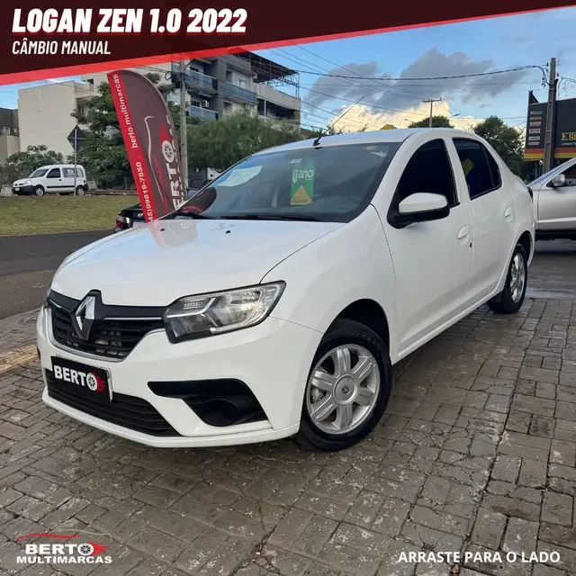 Carro Renault Logan 2022 Zen 1.0 12V SCe (Flex)
