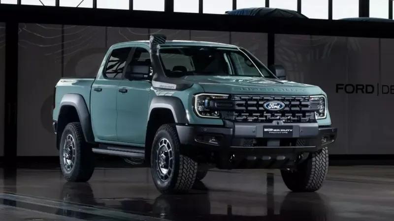 Nova Ford Ranger Super Duty é versão parruda e raiz que você não pode comprar