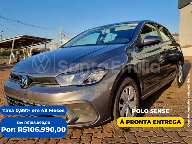 Carro Volkswagen Polo 2025 Sense 1.0 170 TSI