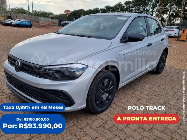 Carro Volkswagen Polo 2025 Track 1.0 Flex 12V 5p