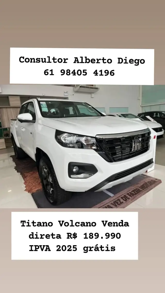 Carro Fiat Titano 2025 Volcano 2.2 Turbodiesel (Aut.)