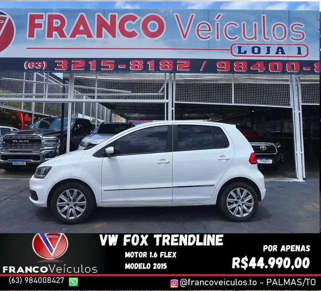 Carro Volkswagen Fox 2015 Trendline 1.6 MSI (Flex)