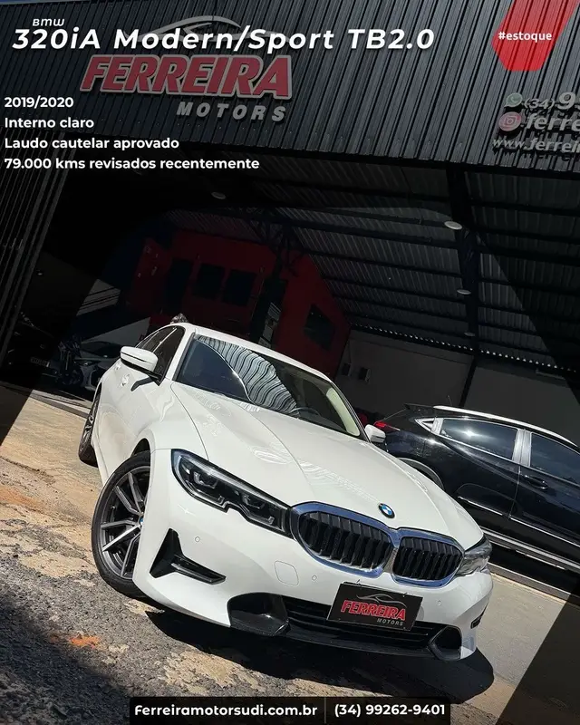 Carro BMW 320i 2020 Sport GP 2.0 Turbo (Aut)
