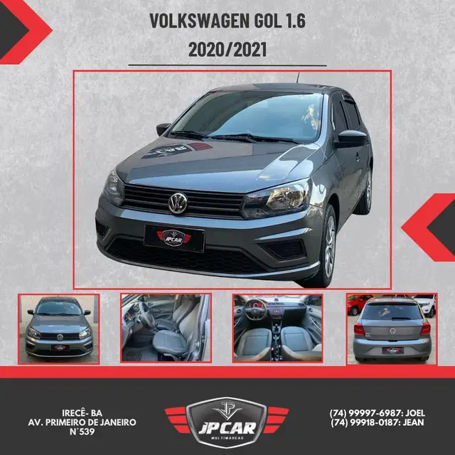 Carro Volkswagen Gol 2021 1.6 (Flex)