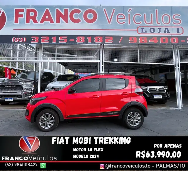Carro Fiat Mobi 2024 Trekking 1.0
