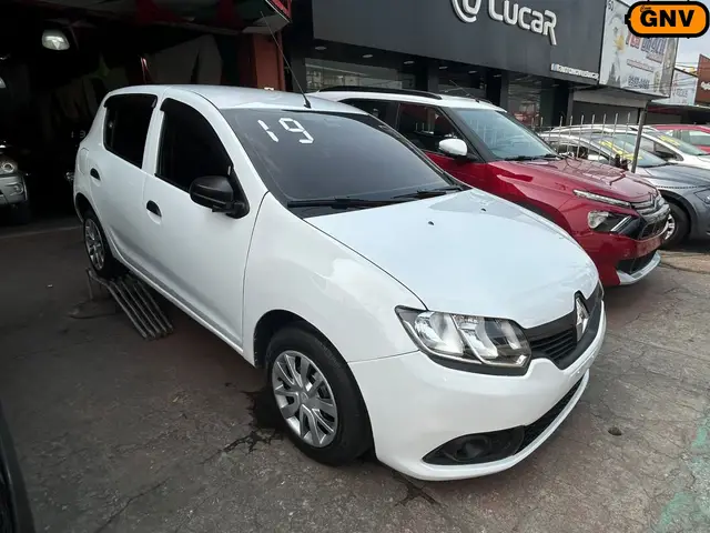 Carro Renault Sandero 2019 Authentique 1.0 12V SCe (Flex)