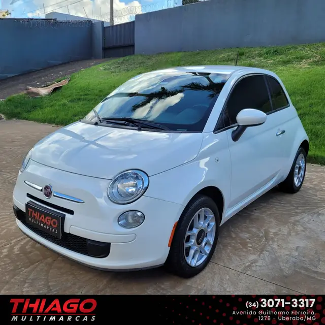 Carro Fiat 500 2015 Cult Dualogic 1.4 Evo (Flex)