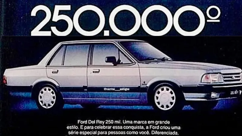 Ford Del Rey 250 mil: a comemoração das 250 mil unidades do substituto do Landau