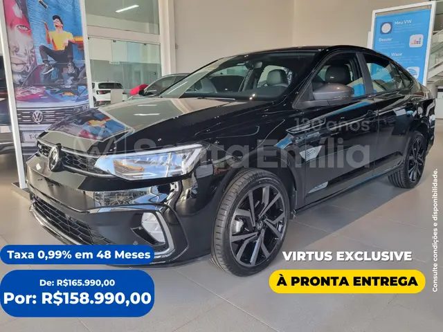 Carro Volkswagen Virtus 2025 Exclusive 250 TSI 1.4