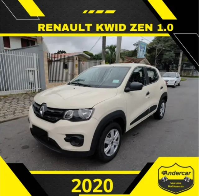 Carro Renault Kwid 2020 Zen 1.0 12v SCe (Flex)