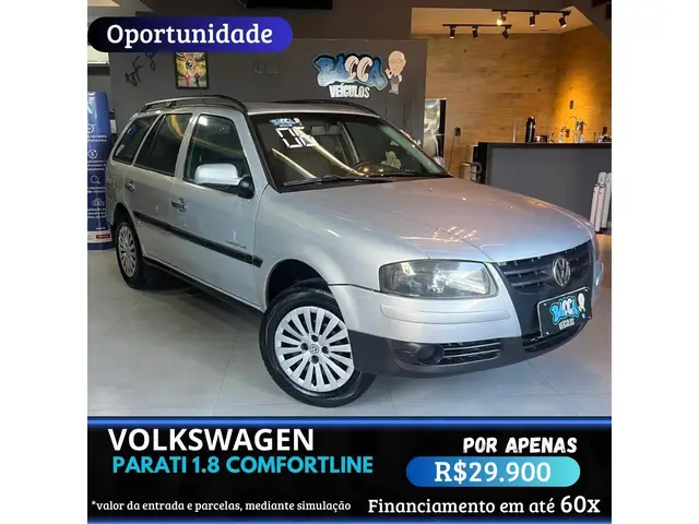 Carro Volkswagen Parati 2006 Comfortline 1.8 G4 (Flex)