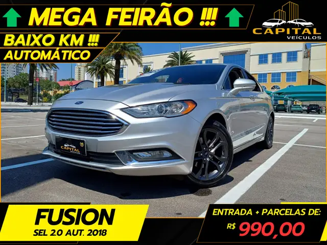 Carro Ford Fusion 2018 2.0 EcoBoost SEL (Aut)