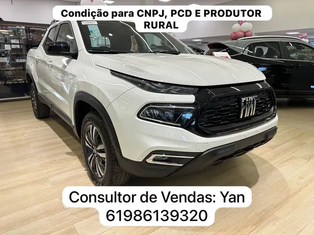 Carro Fiat Toro 2025 Freedom 1.3 Turbo 270