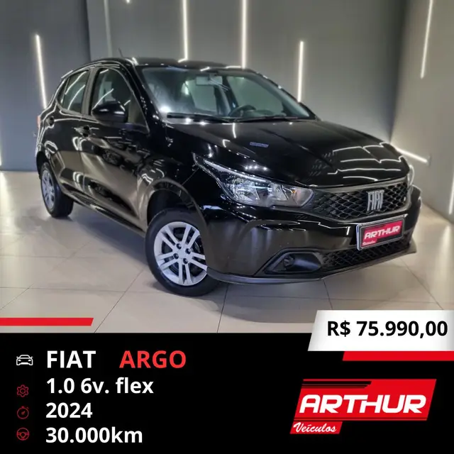Carro Fiat Argo 2024 1.0