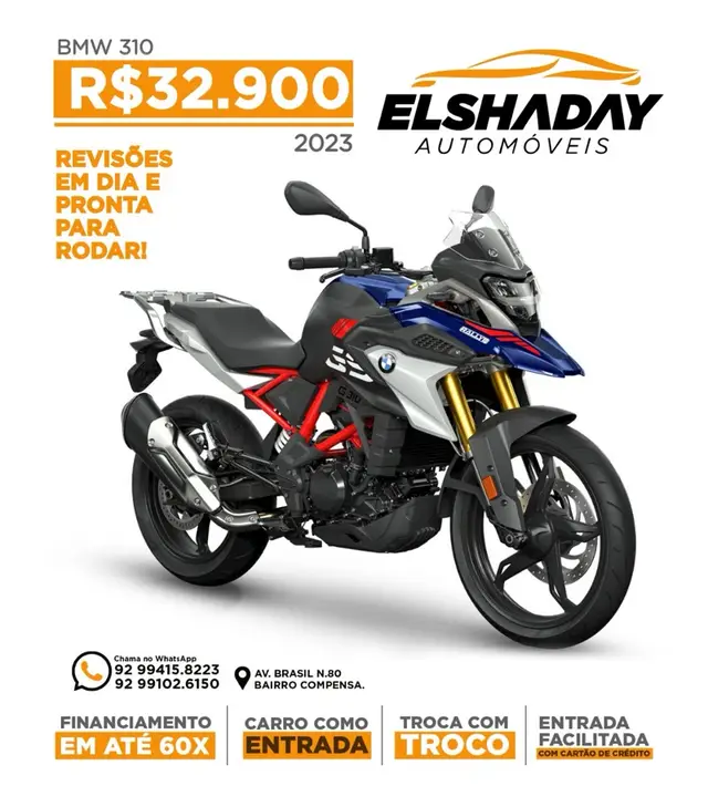 Moto BMW G 310 GS 2024 ABS
