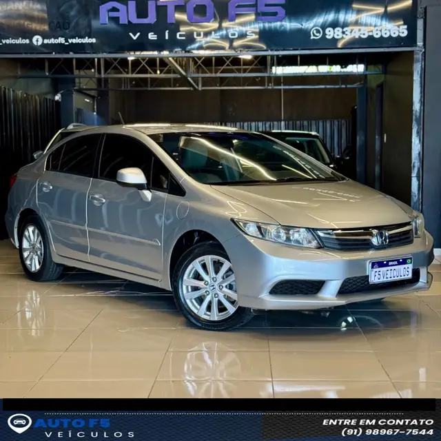 Carro Honda Civic 2014 New  LXS 1.8 16V i-VTEC (Aut) (Flex)