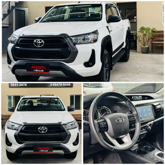 Carro Toyota Hilux Cabine Dupla 2024 STD Power Pack 4x4 2.8 Diesel