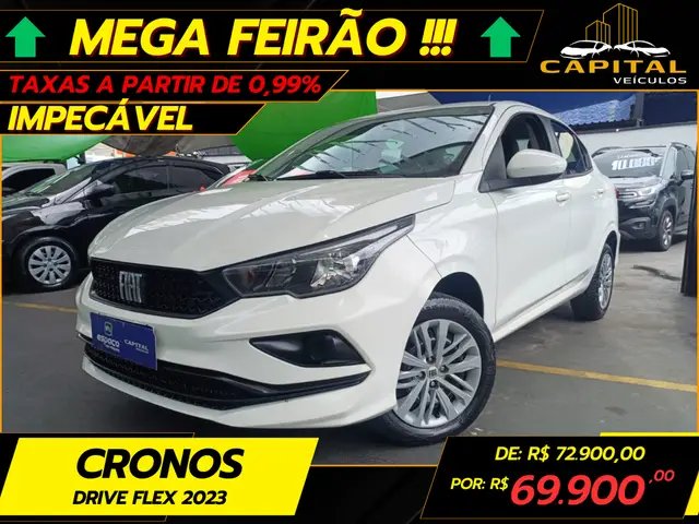 Carro Fiat Cronos 2023 Drive 1.0 (Flex) MT