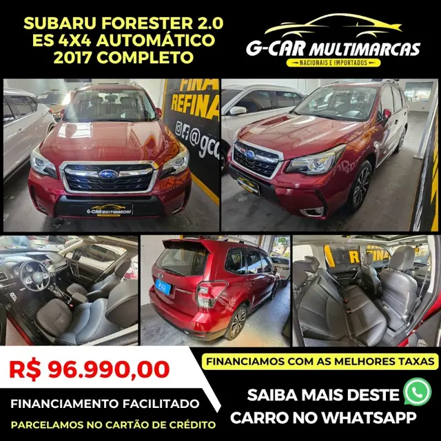 Carro Subaru Forester 2017 S 2.0 16V CVT 4WD