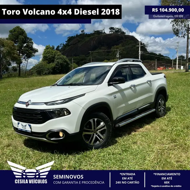 Carro Fiat Toro 2018 Volcano 2.0 diesel AT9 4x4