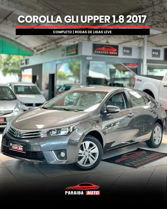 Carro Toyota Corolla 2017 1.8 GLi Upper Multi-Drive (Flex)