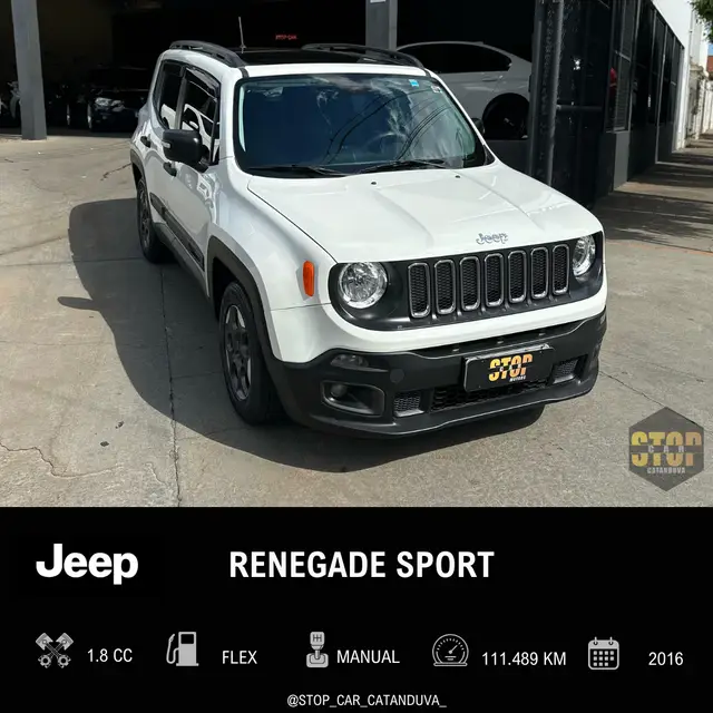 Carro Jeep Renegade 2016 Sport 1.8 4x2 (Flex)