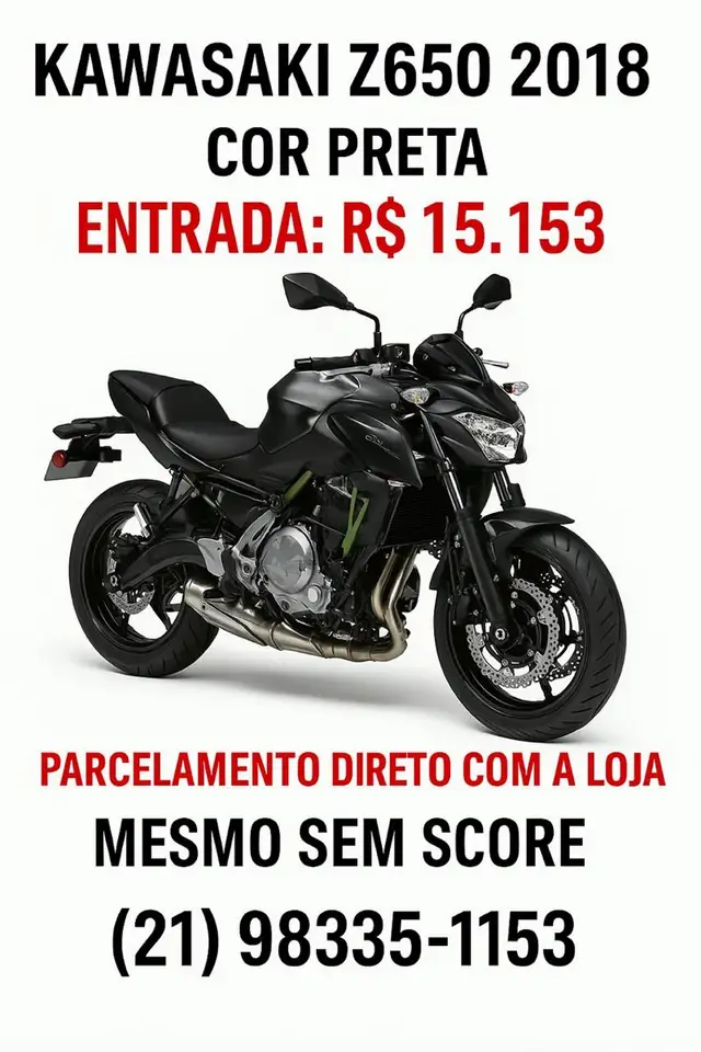 Carro Kawasaki Z 650 2018 (ABS)