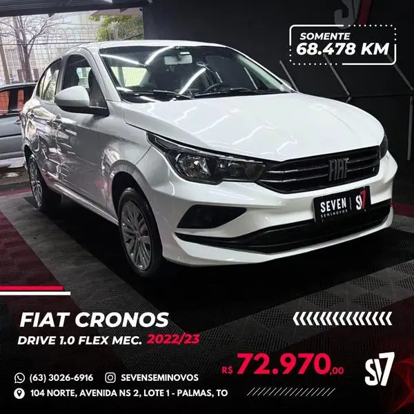 Carro Fiat Cronos 2023 1.0 (Flex) MT