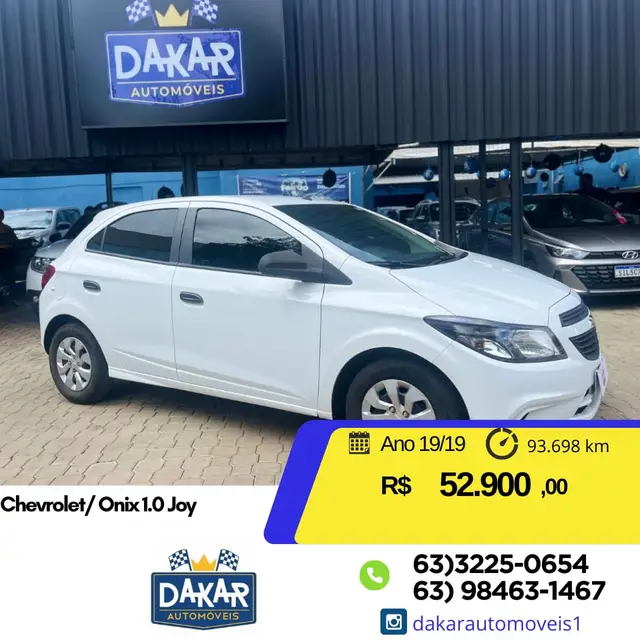 Carro Chevrolet Onix 2019 1.0 Joy SPE/4