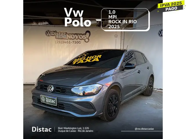 Carro Volkswagen Polo 2025 Track Rock in Rio