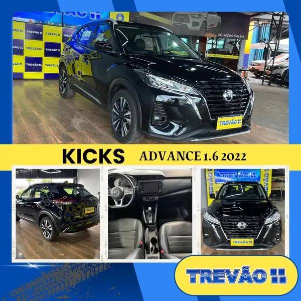 Carro Nissan Kicks 2022 Advance 1.6