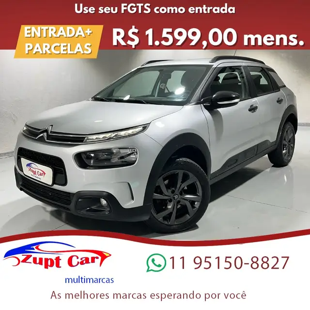 Carro Citroën C4 Cactus 2022 1.6 Feel (Aut) (Flex)