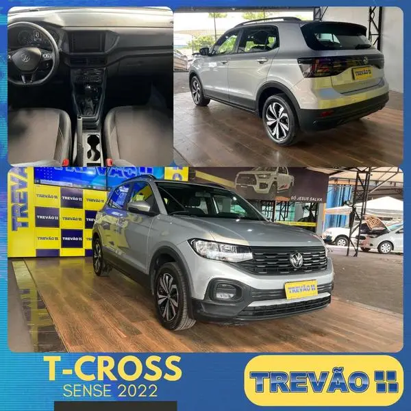 Carro Volkswagen T-Cross 2022 1.0 200 TSI Sense (Aut) (Flex)