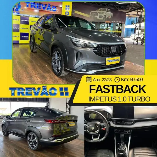 Carro Fiat Fastback 2023 Impetus Turbo 200 (Flex) (Aut)